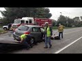 Two vehicle accident with injuries at Cornwall Rd. & Russell Dr. Shut down the intersection for the