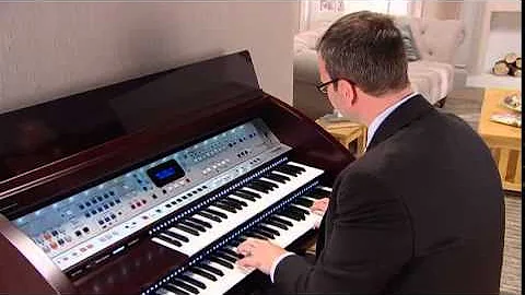 NEW Lowrey Fanfare home organ - 2014 demonstration...