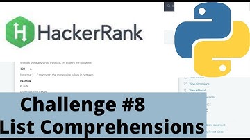 Hakerrank Python | Challenge #8 | List Comprehensions