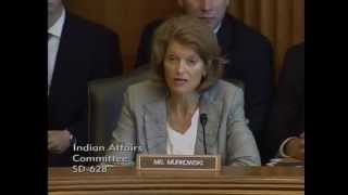 Murkowski Questions Dir. of American Indian Envirn.Office re: Consultation with AK Native Corps.