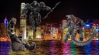 Mv Kong 2024 & Optimus Primal Vs Mechagodzilla 2021
