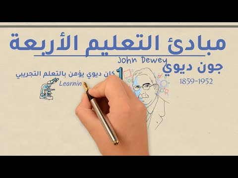 مبادئ جون ديوي في التعليم (باختصار) John Dewey