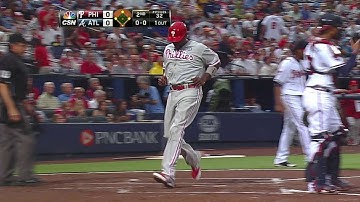 PHI@ATL: Asche puts Phils up early with sac fly