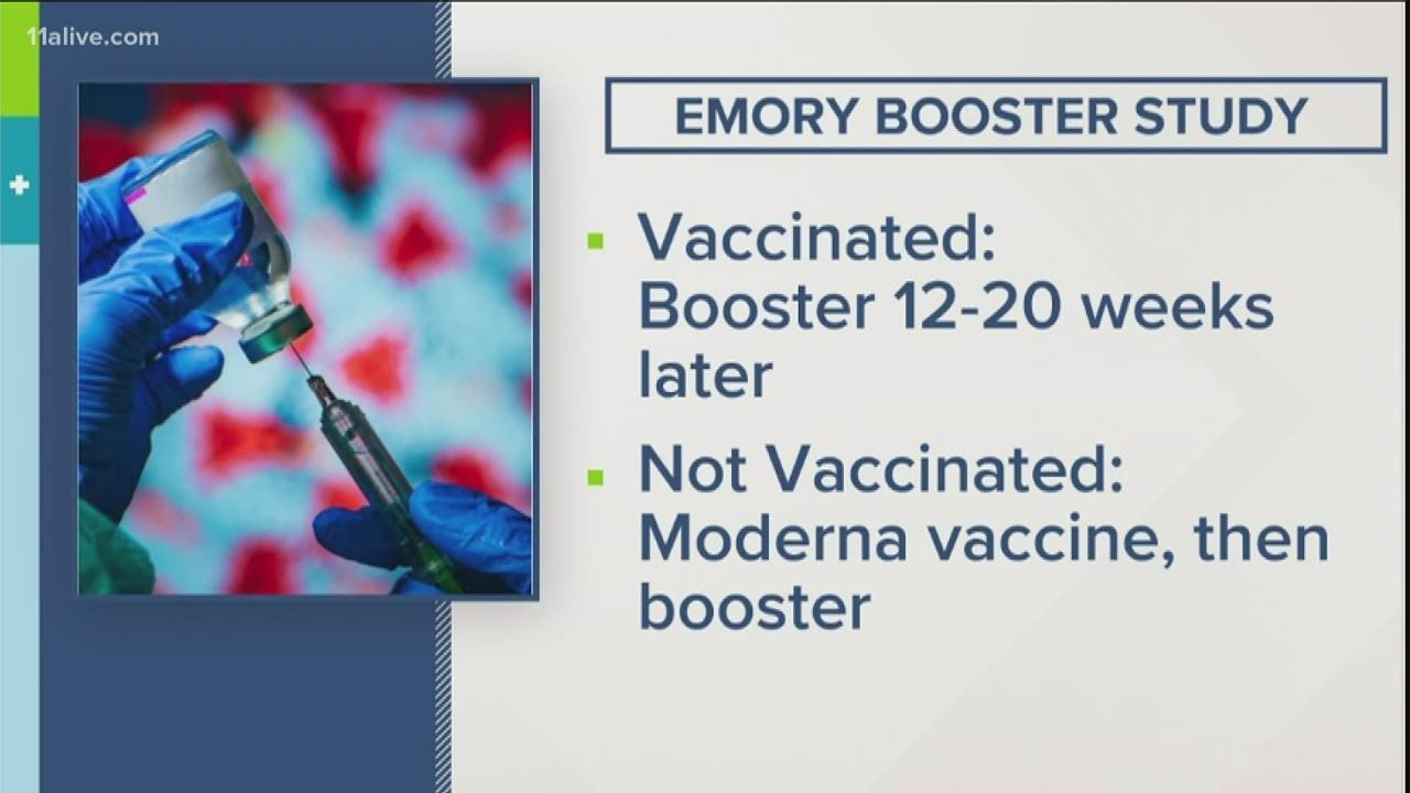 New Emory trial looking at mixandmatch booster shot possibilities