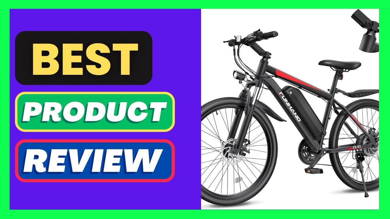 Funhang Electric Bike for Adults, 26'' 1000W Peak Ebike, Up to 50 Miles