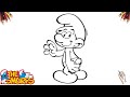 Learn How To Draw Happy Smurf ЁЯТЩ Simple And Cute Step By Step Learn How To Draw Happy Smurf ЁЯТЩ Simple And Cute Step By Step
