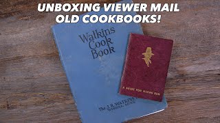 Unboxing Viewer Mail - Old Cookbooks Galore!
