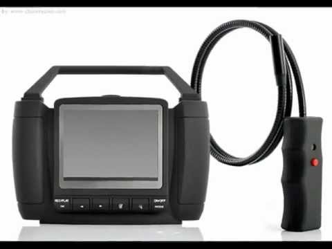 Wireless Inspection Camera with 3.5 Inch Color Monitor + DVR ...