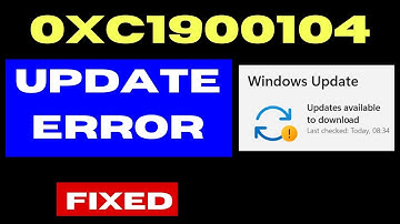 0xc1900104 Windows update error Code on Windows 11 / 10 Fixed