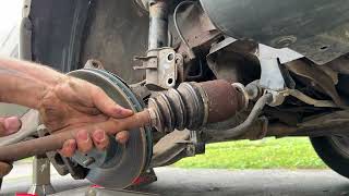 Subaru Forester Front CV Axle Replacement HOW-TO 2001 Subaru Forester Cv Joint