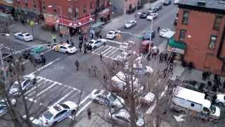 2 NYPD OFFICERS SHOT DEAD IN BED-STUY, BROOKLYN  P