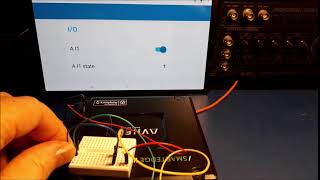 Avnet SmartEdge Industrial I/O on Node-RED dashboard