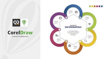 CorelDraw Tutorial - Circle Infographic Design for Beginners