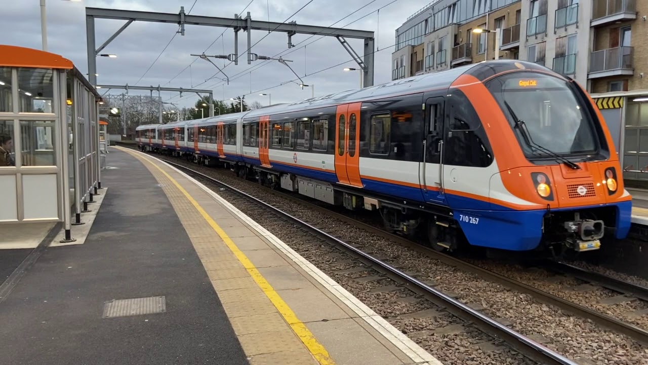 London Overground 710 267 departs Wanstead Park for Gospel Oak