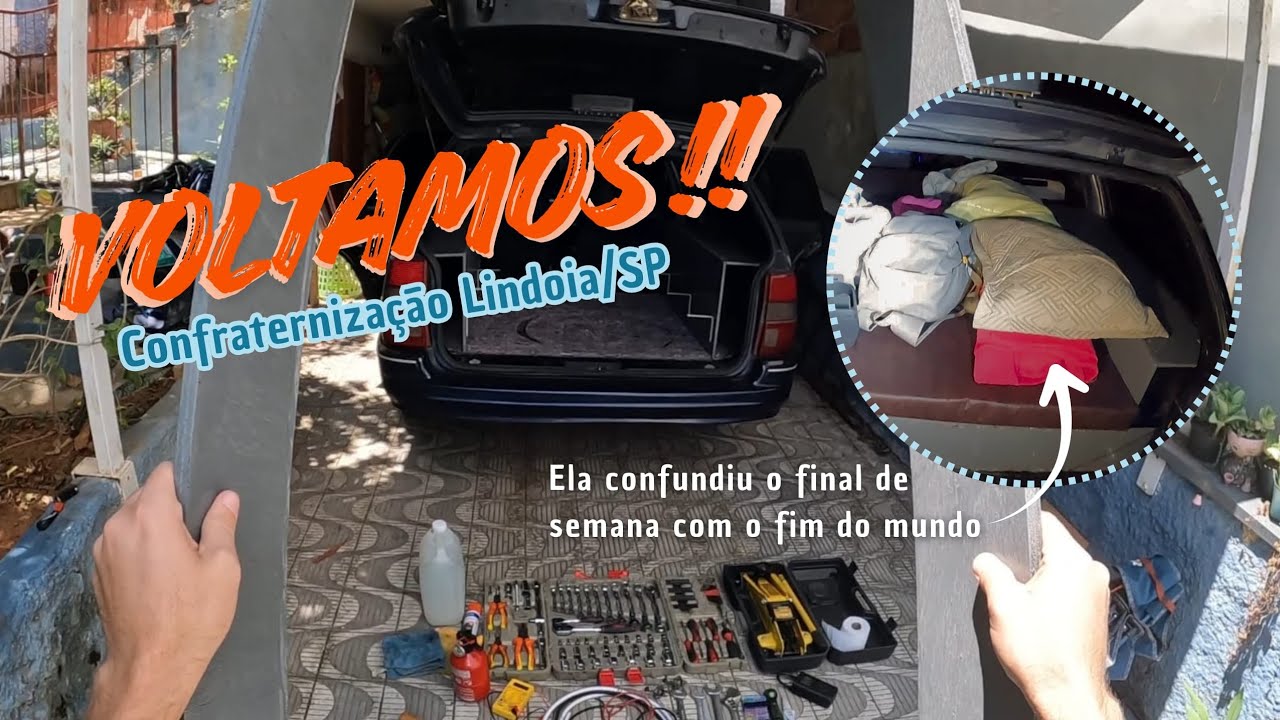 Como montei meu MINI MOTORHOME na VW Quantum + Primeira viagem Lindoia-SP 