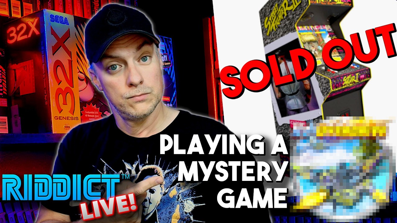 Playing A Mystery Game, Iconic SF2 Now Sold Out - Riddict LIVE!
