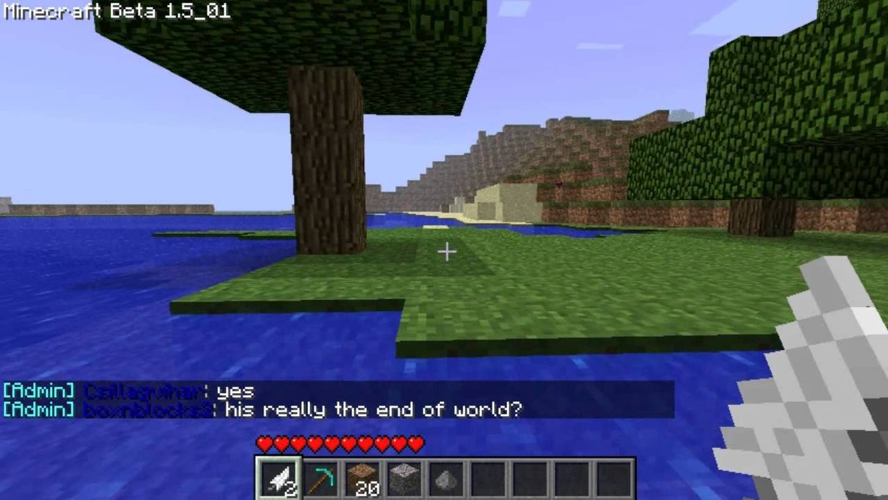 Minecraft Server - Far Lands - The end of the Minecraft world - YouTube