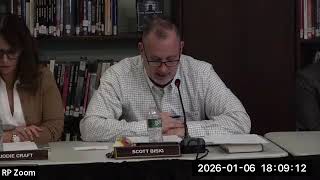 RP BOE Meeting: 1/6/26 Public Meeting - Reorganization Meeting
