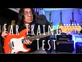 Beginner ear training test for relative perfect pitch on chord progressions