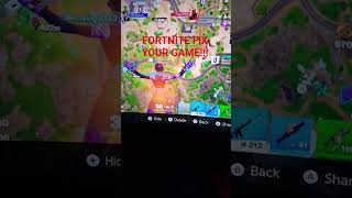 FORTNITE FIX YOUR GAME!!!#rap #fortnite #rocketleague #gaming #helpmemakethismakesense