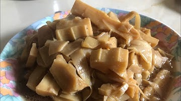 BAMBOO SHOOT ADOBO / TAIWANESE RECIPE