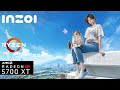 INZOI ON RX 5700 XT + RYZEN 5 5600 | 1080P | MEDIUM - ULTRA, FG, RT