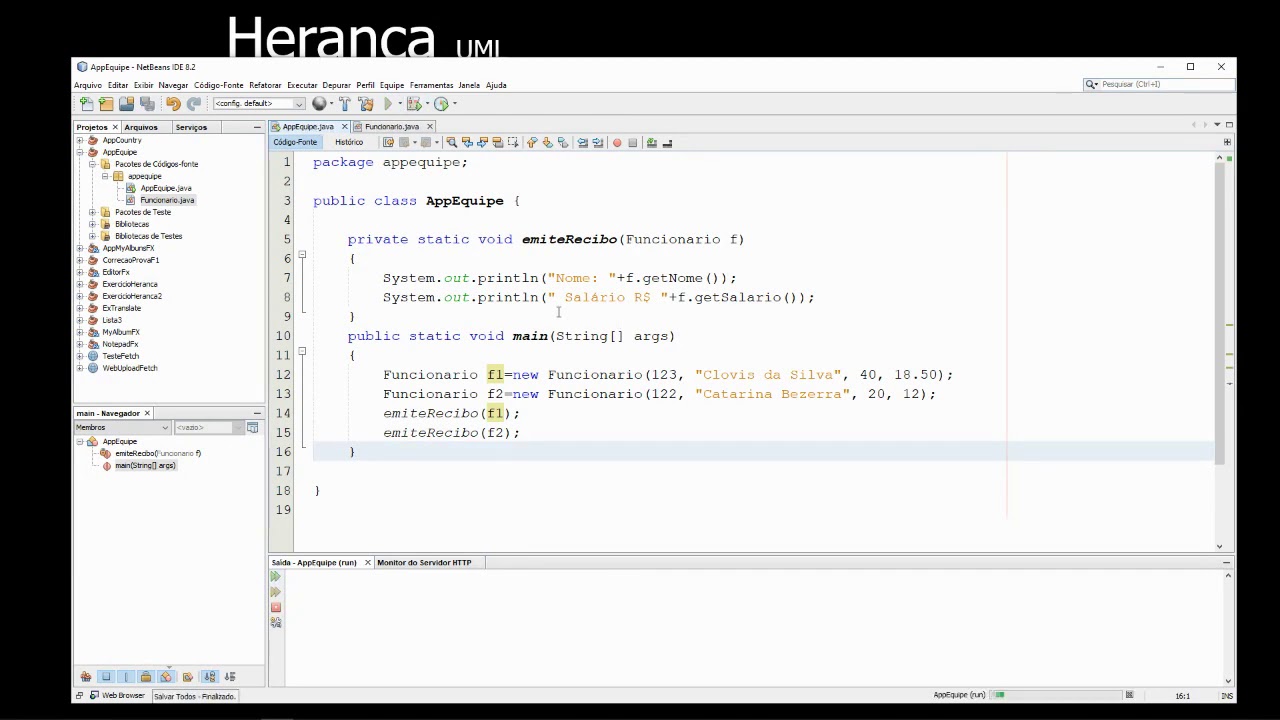 Herança em Java - aula 2 - YouTube