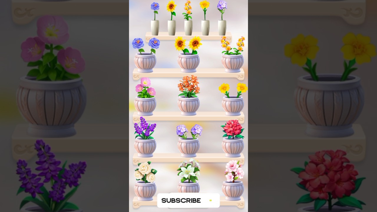 Flower matching game