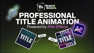 After Effects Tutorial: Seamless Title Animation 