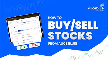 Hoe koop en verkoop ik aandelen in Alice Blue?