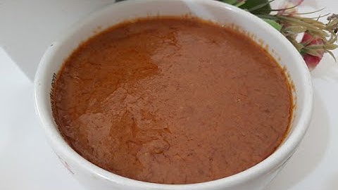 Sambal Kacang Untuk Batagor Enak dan Mudah