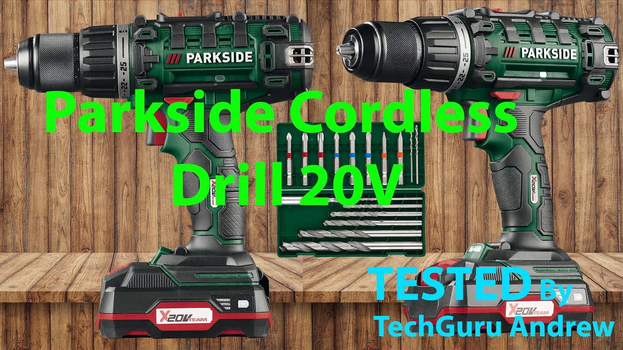 Parkside Cordless Drill Driver PABS 20 Li G8