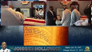 Homegoing Celebration for Elder Johnnie Holloway, Sr.