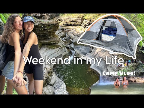 Weekend in my Life ˙⋆✮ Camping Upstate New York with Friends, Repotting Indoor Plants & Road Trip