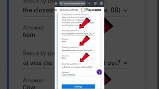 Payoneer Security Questions Setup: Full Guide 2026!Account Recovery: Security Questions Set Karein?