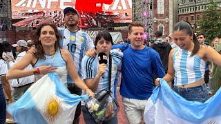 Argentina Fans At Boston Fifa Fan Festival Witness Messi Become All-Time World Cup Top Scorer