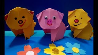 Свинка Из Бумаги / Без Клея / Оригами 2019 Своими Руками / Поделки с Детьми! Свинка Из Бумаги / Без Клея / Оригами 2019 Своими Руками / Поделки с Детьми!