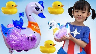 Trò Chơi Thiên Nga Đẻ Trứng – Swan Laying Eggs ❤ AnAn ToysReview TV ❤