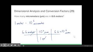 Honors Chemistry - Lesson 2.8 - Dimensional Analysis