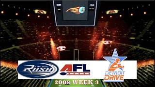 AFL REDUX 2008 Season Week 3 - Chicago Rush (1-1) @ Detroit Drive (1-1)
