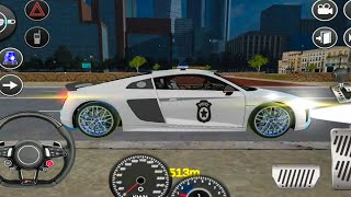 R8 Police Car Game Simulator | Türk AUDI Polis Araba Oyunu Simülatörü - Best Android IOS Gameplay screenshot 1