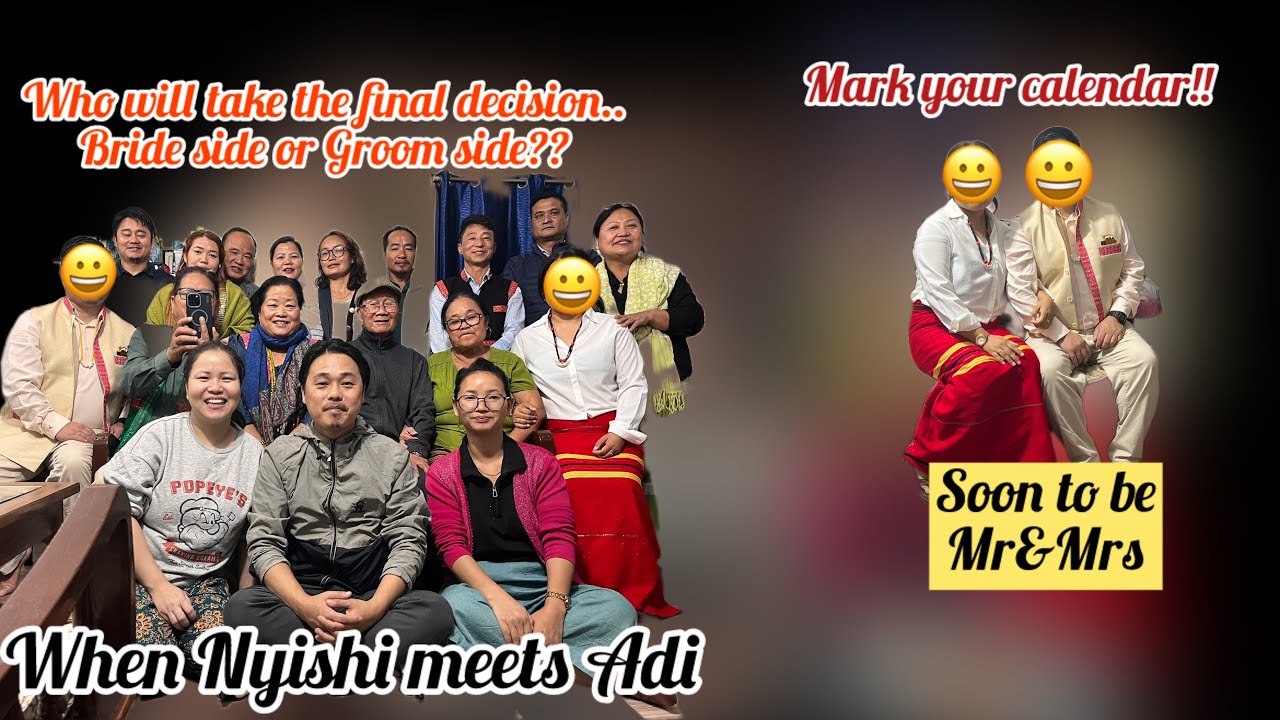 Save the date💍+excited to announce the wedding day of my sister-in-law🤗#union of Nyishi&Adi❤️🤍