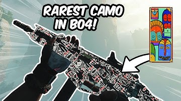 THE RAREST CAMO IN BO4 (MASKED REACTIVE CAMO) - COD BO4