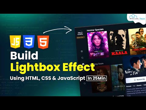 Build Image Lightbox Gallery using HTML, CSS, and JavaScript in Just 25 Minutes