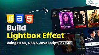 Build Image Lightbox Gallery using HTML, CSS, and JavaScript in Just 25 Minutes
