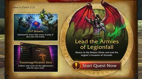 7.2 PTR - Getting the new Broken Shore Quest