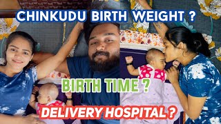 Chinkudu birth weight 🤔?/ Delivery hospittal? /diyafavas_official😍/Couple vlog💏