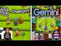 ChatGPT Vs Gemini Make Clash Royale From Scratch
