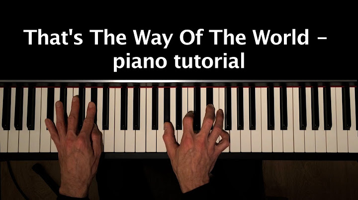 That's the Way of the World Piano version - Piano performance video thumbnail
