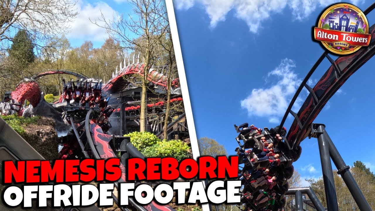 Nemesis Reborn OFF-RIDE Footage 2K | Alton Towers Resort - YouTube